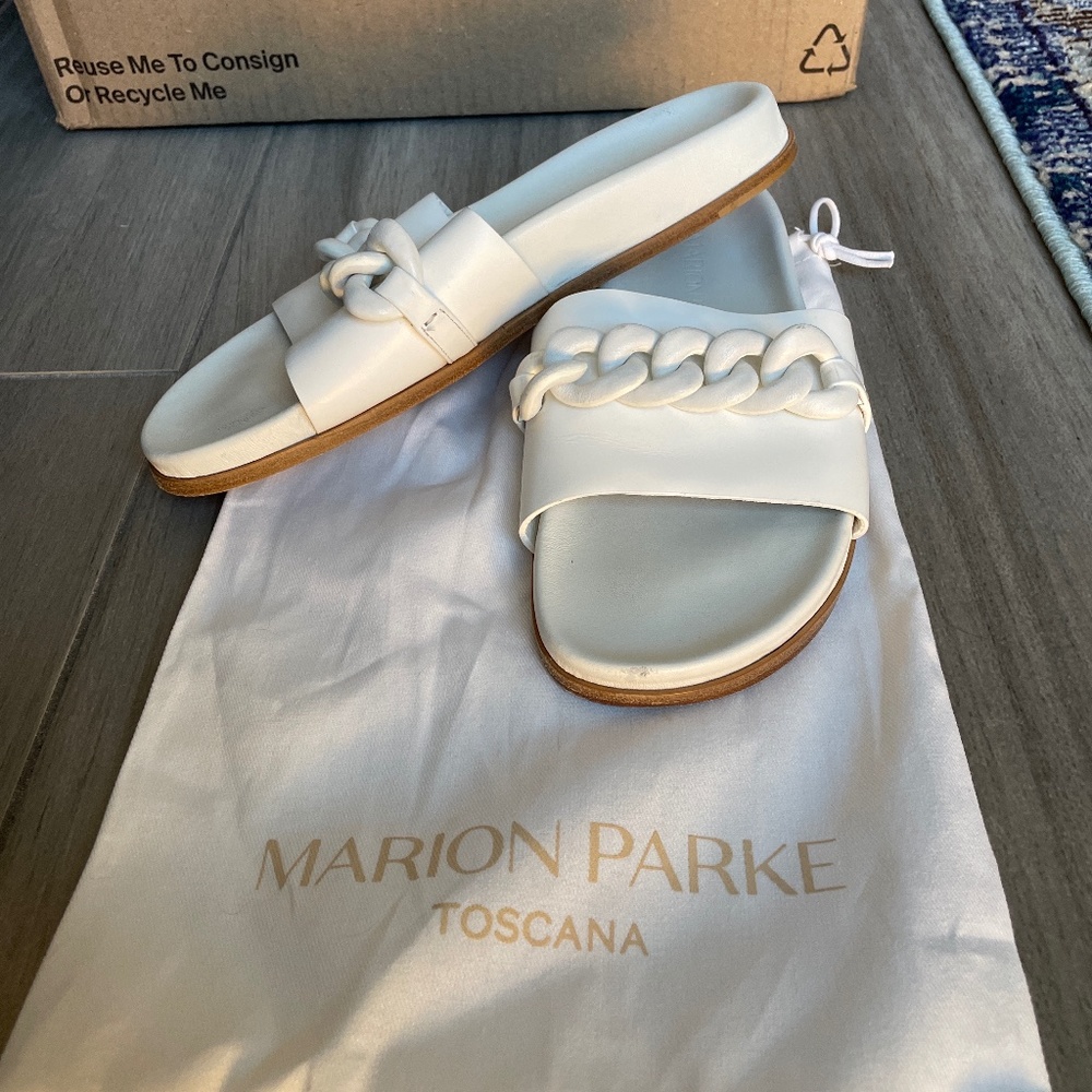 Marion Parke white slides